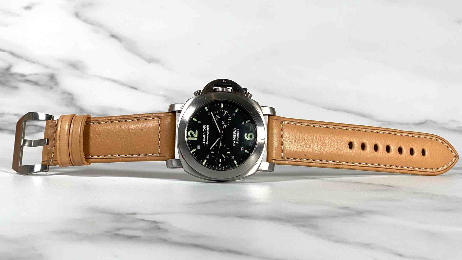 Smooth Leather Bands for Panerai Watch