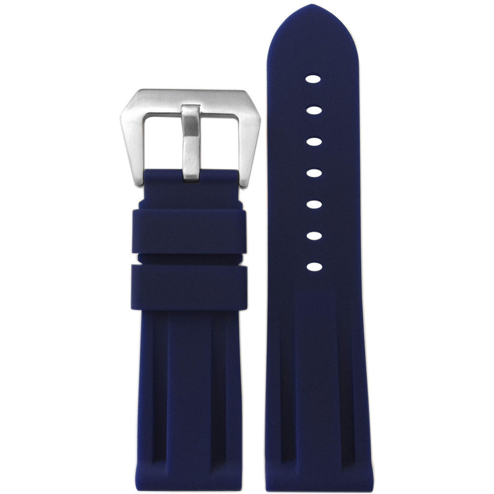 Dark Blue Waterproof Rubber Watch Band | Diver | For Panerai