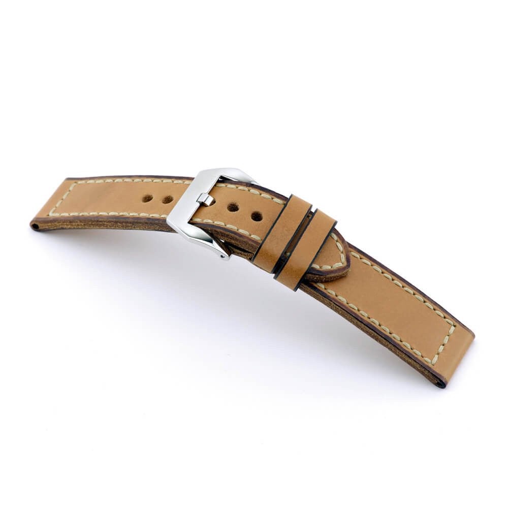 Honey Genuine Vintage Leather Watch Band | Manchester