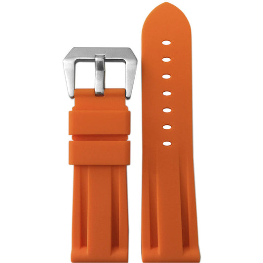 Orange Waterproof  Rubber Watch Band | Diver | For Panerai