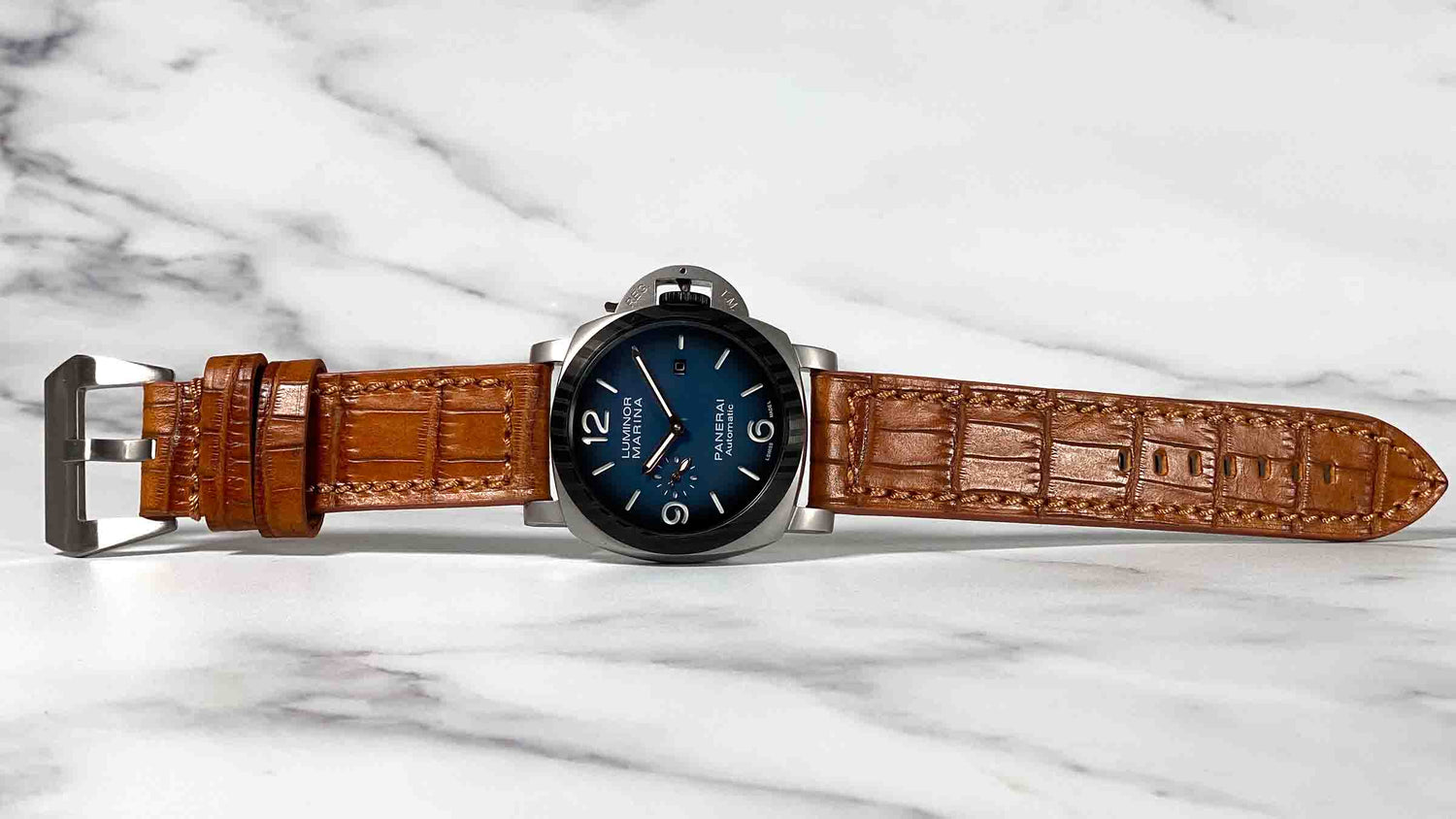 Embossed Leather Bands for Panerai Watch