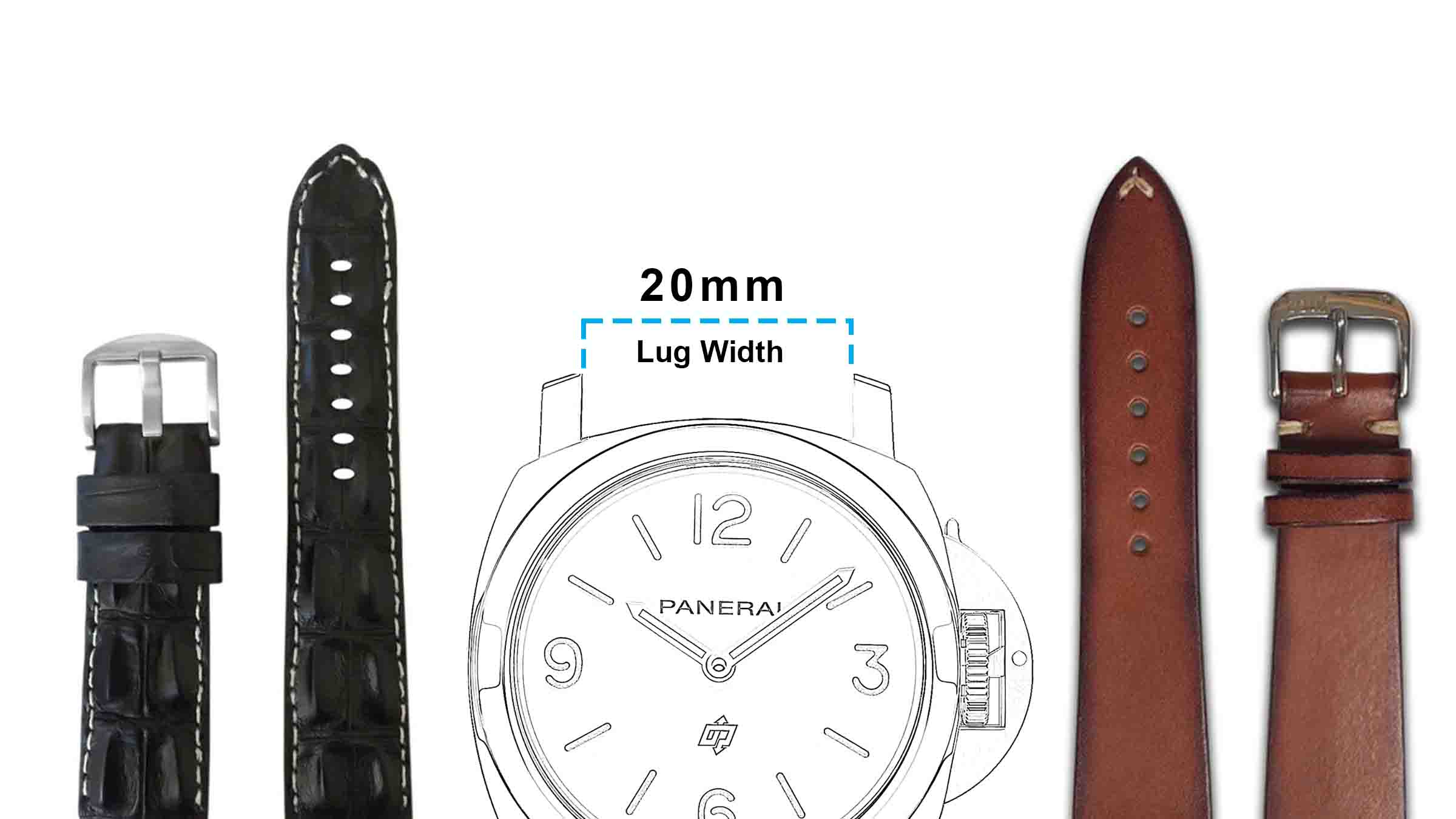 20mm Watch Bands for Panerai