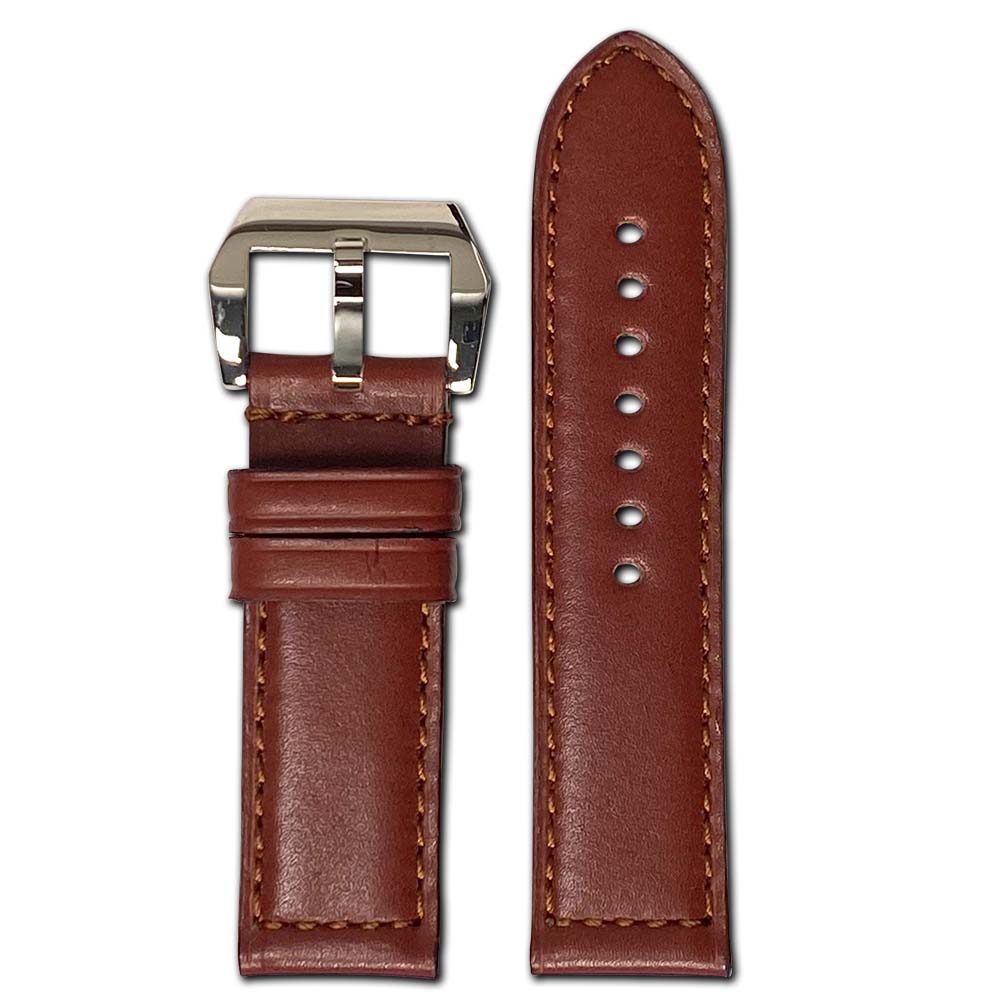 Mahogany Calf Leather Watch Band | Milano | For Panerai